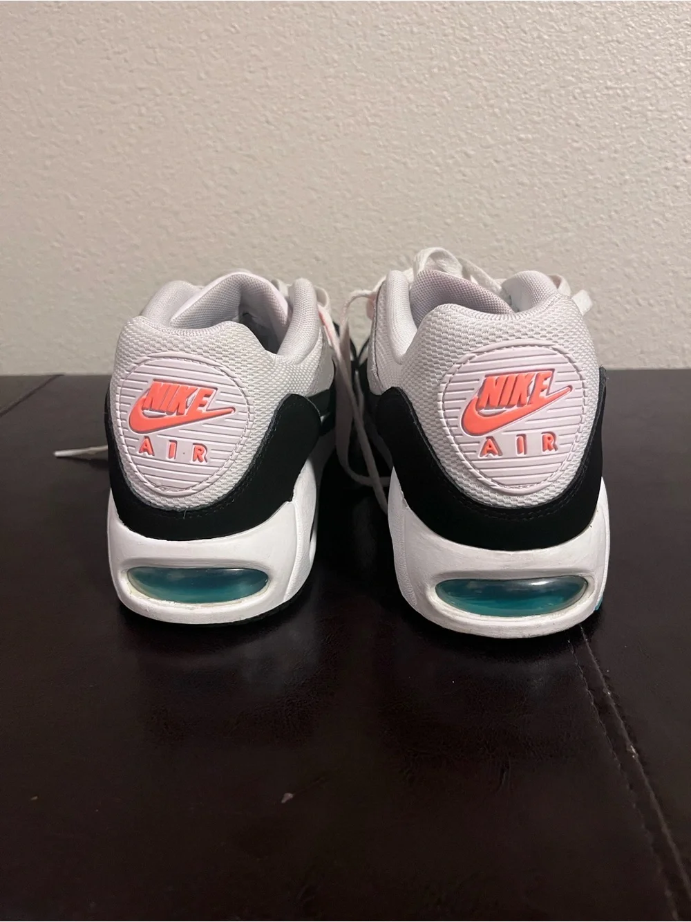 Nike Men's Air Max Correlate - White Black Gray with Teal and Coral Accents